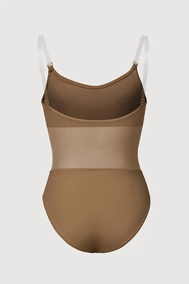 Children Girls Sunna Mesh Panel Bodysuit Almond Underwear Bloch Children Girls Sunna Mesh Panel Bodysuit Almond Underwear Bloch