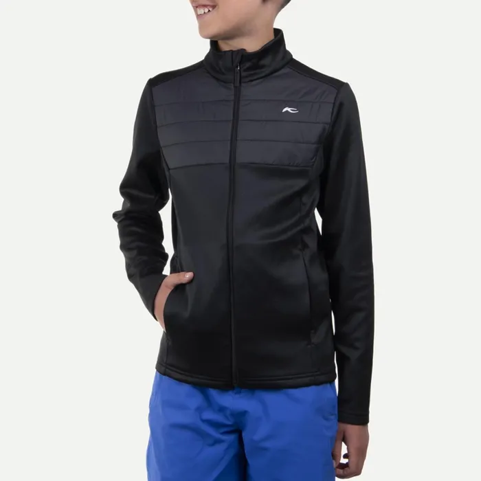 Kids Boys039 Andri Midlayer Jacket Black KJUS Midlayers