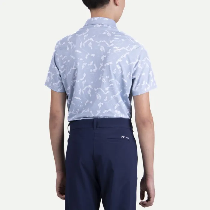 Kids Boys039 Golfer Polo SS Blue Fogwhite KJUS Polos