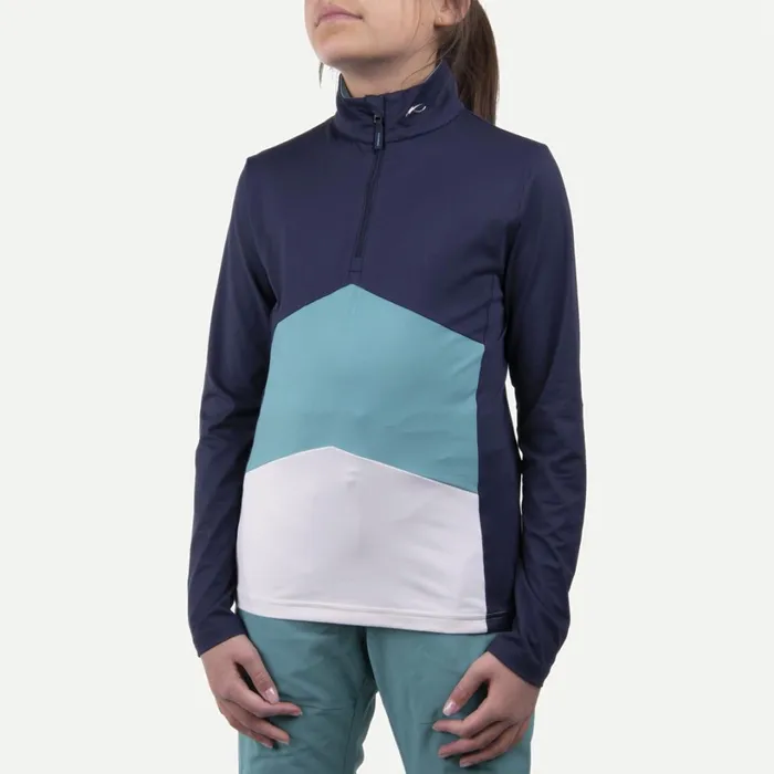 Kids Girls039 Julie Midlayer HalfZip Tidepoolatlanta Blue KJUS Midlayers