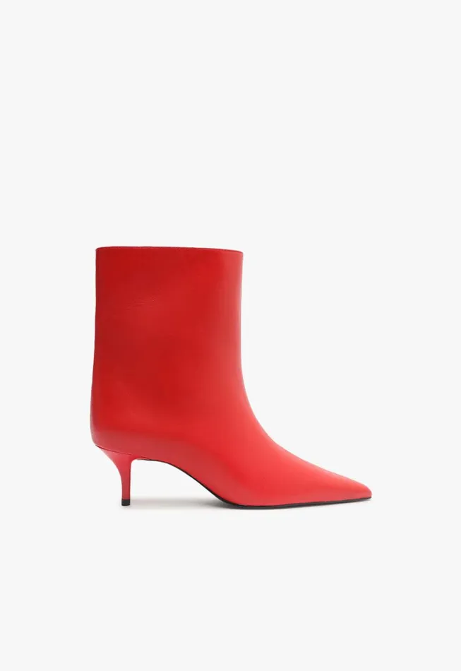 Schutz Shoes Booties Frances Bootie Red 8211 Women