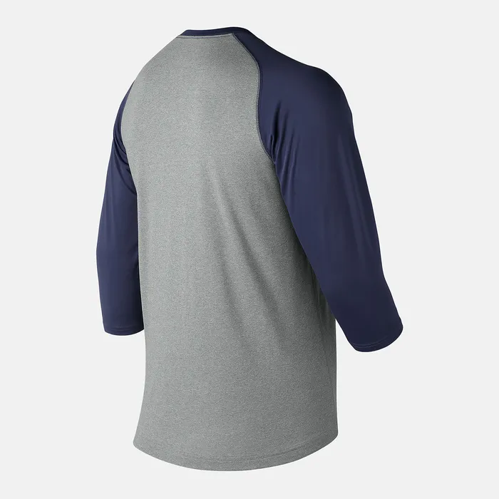 Shirts 34 Baseball Raglan Top TEAM NAVY New Balance Men Shirts 34 Baseball Raglan Top TEAM NAVY New Balance Men