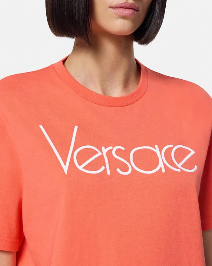 1978 ReEdition Logo TShirt 2r440 Women Versace TShirts and Sweatshirts