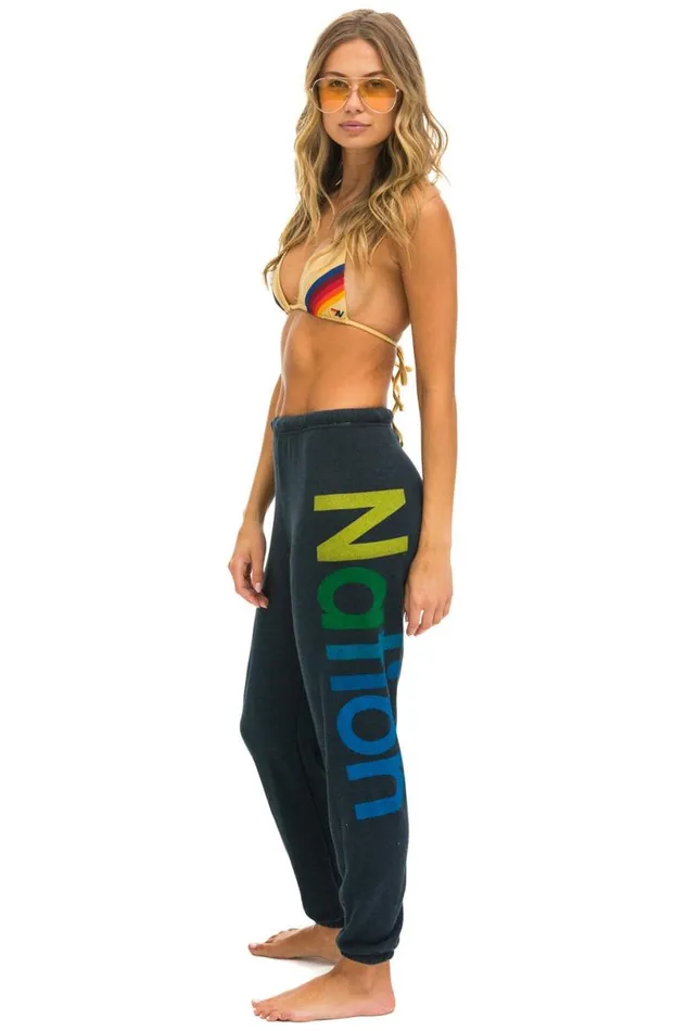 2 Sweatpants 8211 Charcoal Women Aviator Nation Sweatpants