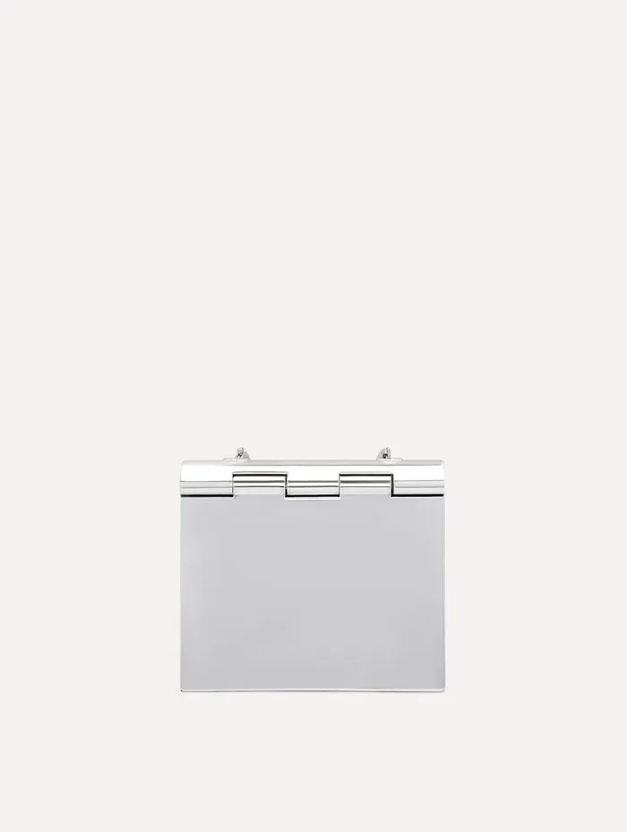 3D Printed Nano TRO Bag Silver Women Oscar De La Renta Evening Handbags 3D Printed Nano TRO Bag Silver Women Oscar De La Renta Evening Handbags