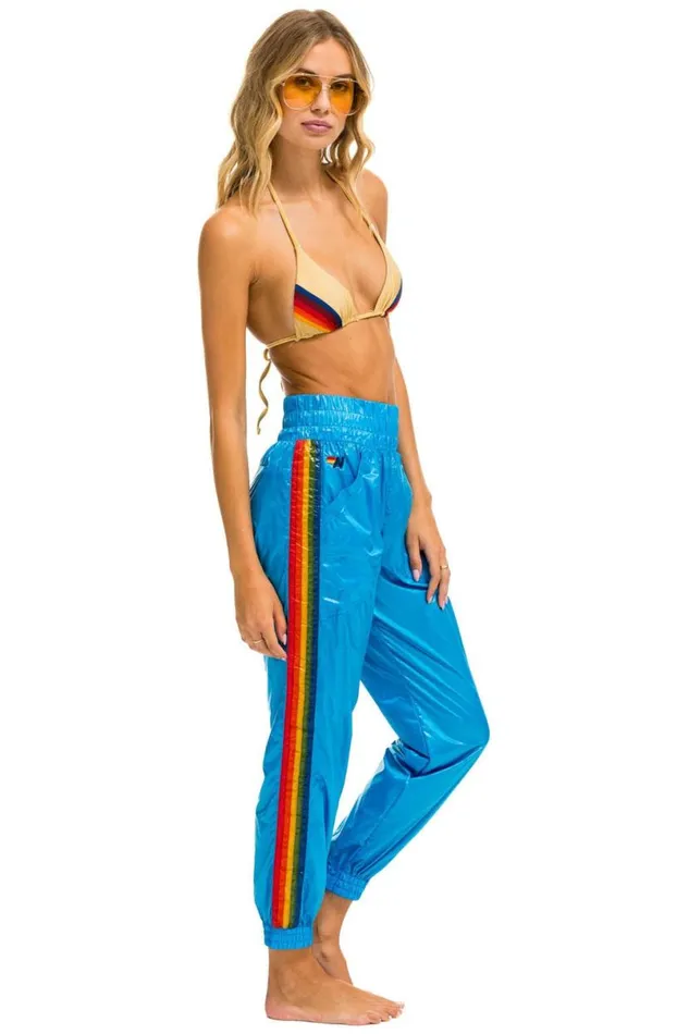 5 Stripe Hi Rise Wind Pant 8211 Dresden Women Aviator Nation Sweatpants