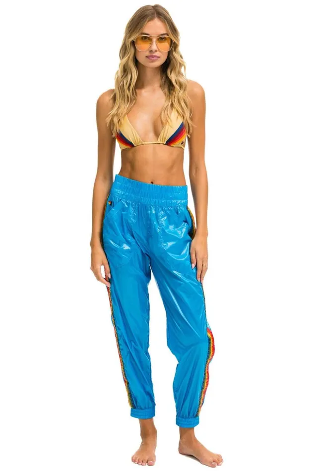 5 Stripe Hi Rise Wind Pant 8211 Dresden Women Aviator Nation Sweatpants
