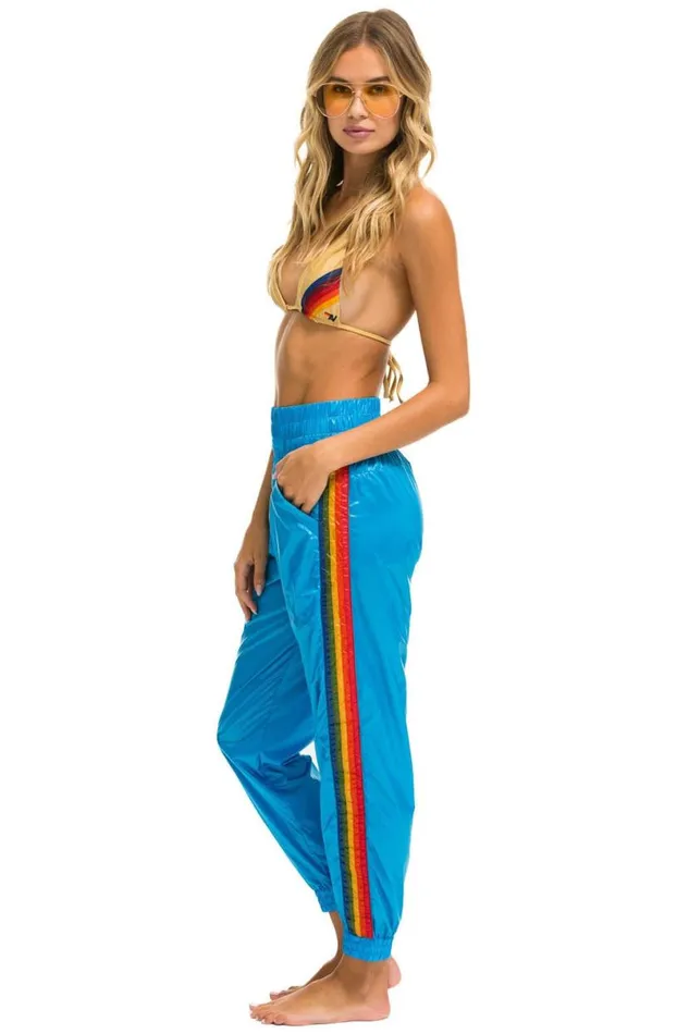 5 Stripe Hi Rise Wind Pant 8211 Dresden Women Aviator Nation Sweatpants