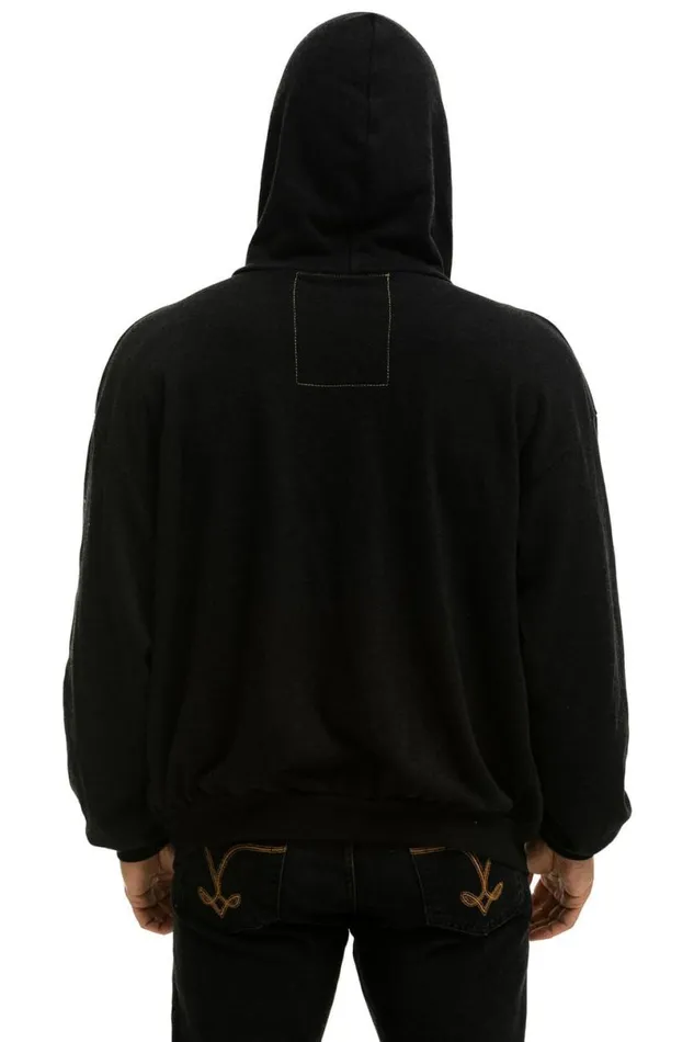 5 Stripe Hoodie 8211 Black Neon Rainbow WomenMen Aviator Nation Hoodies