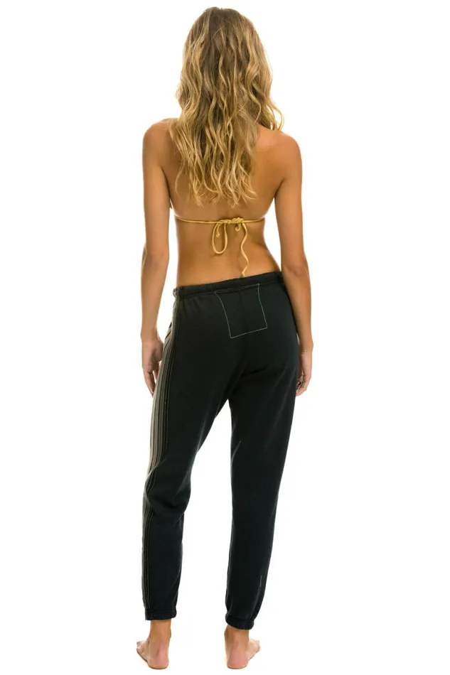 5 Stripe Sweatpants 8211 Charcoal Grey Women Aviator Nation Sweatpants