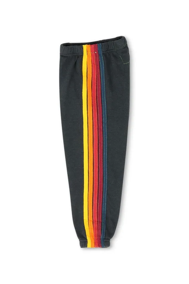 5 Stripe Sweatpants 8211 Charcoal Kids Aviator Nation Sweatpants