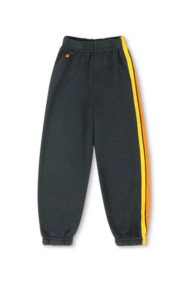 5 Stripe Sweatpants 8211 Charcoal Kids Aviator Nation Sweatpants