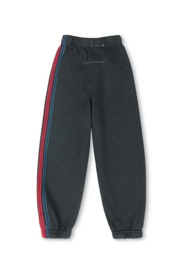 5 Stripe Sweatpants 8211 Charcoal Kids Aviator Nation Sweatpants