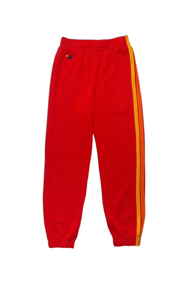 5 Stripe Sweatpants 8211 Red Kids Aviator Nation Sweatpants