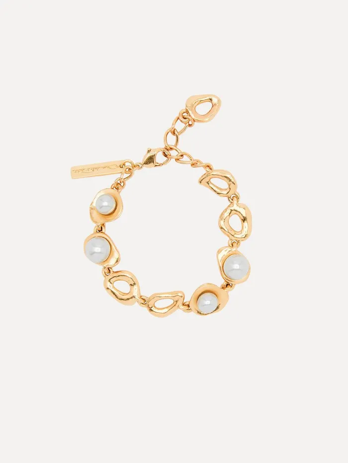Abstract O Pearl Bracelet Pearl Women Oscar De La Renta Bracelets