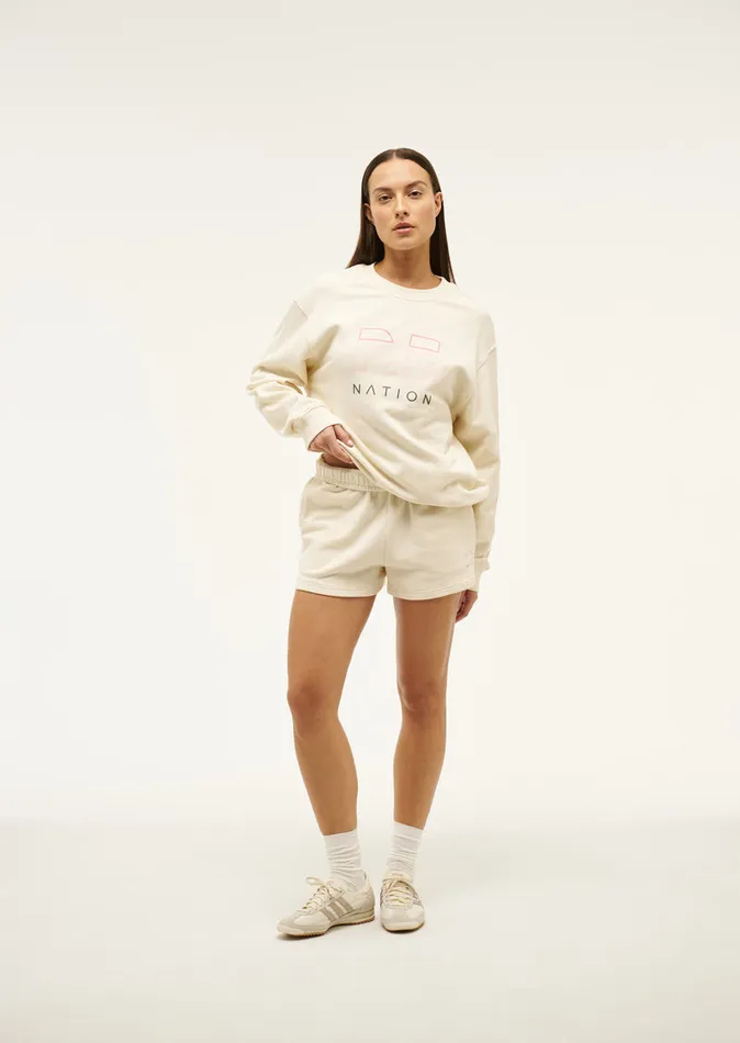 ActivewearShorts Women HEADS UP SHORT IN CREAM PE Nation