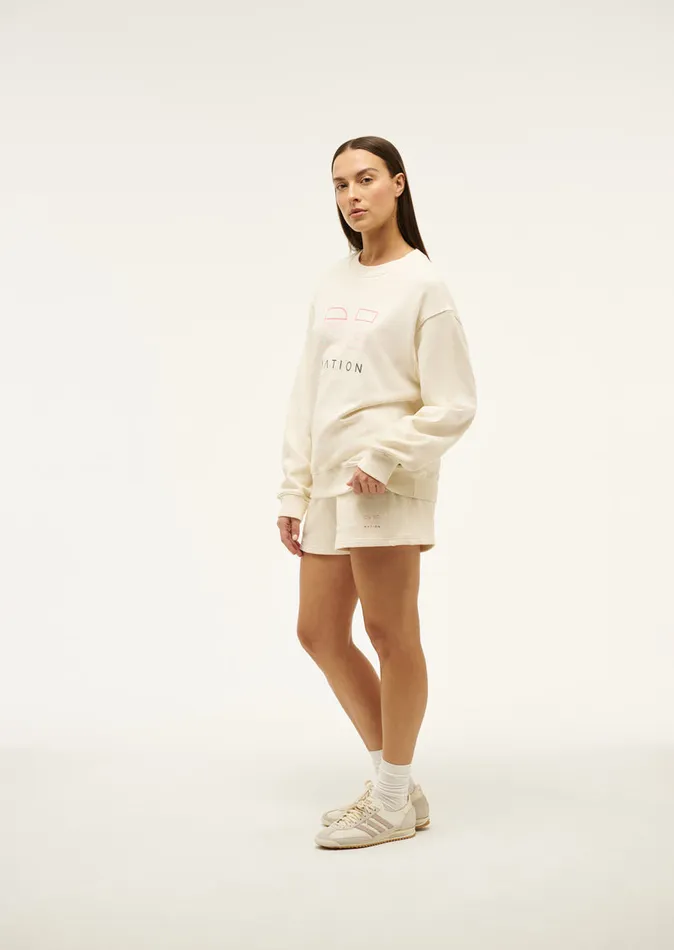 ActivewearShorts Women HEADS UP SHORT IN CREAM PE Nation