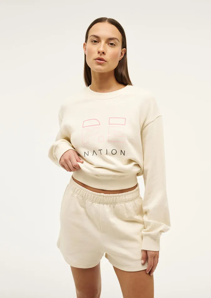 ActivewearShorts Women HEADS UP SHORT IN CREAM PE Nation