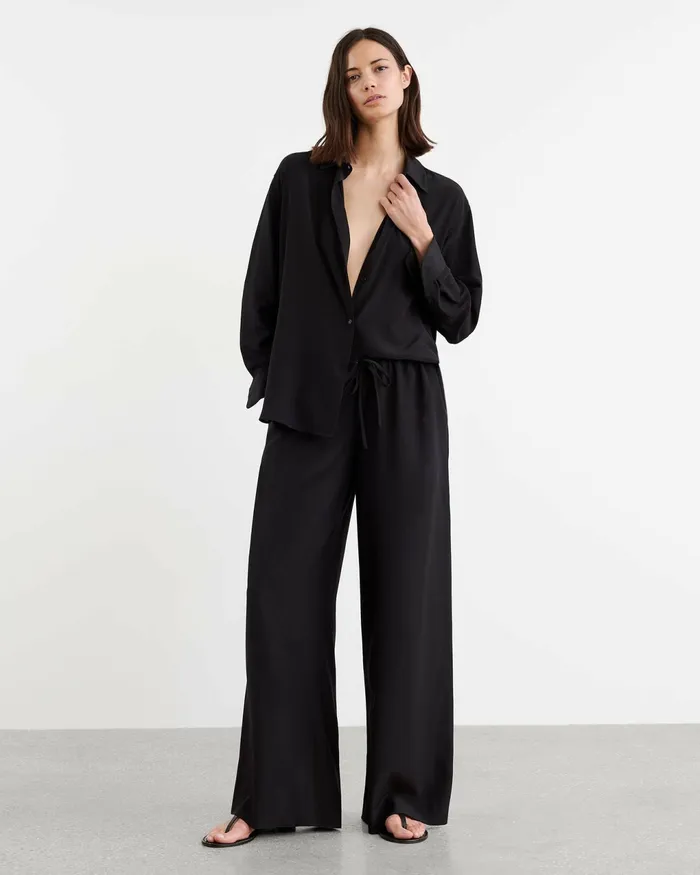 ADRIEL PANT Black Women Nili Lotan Pants and Shorts