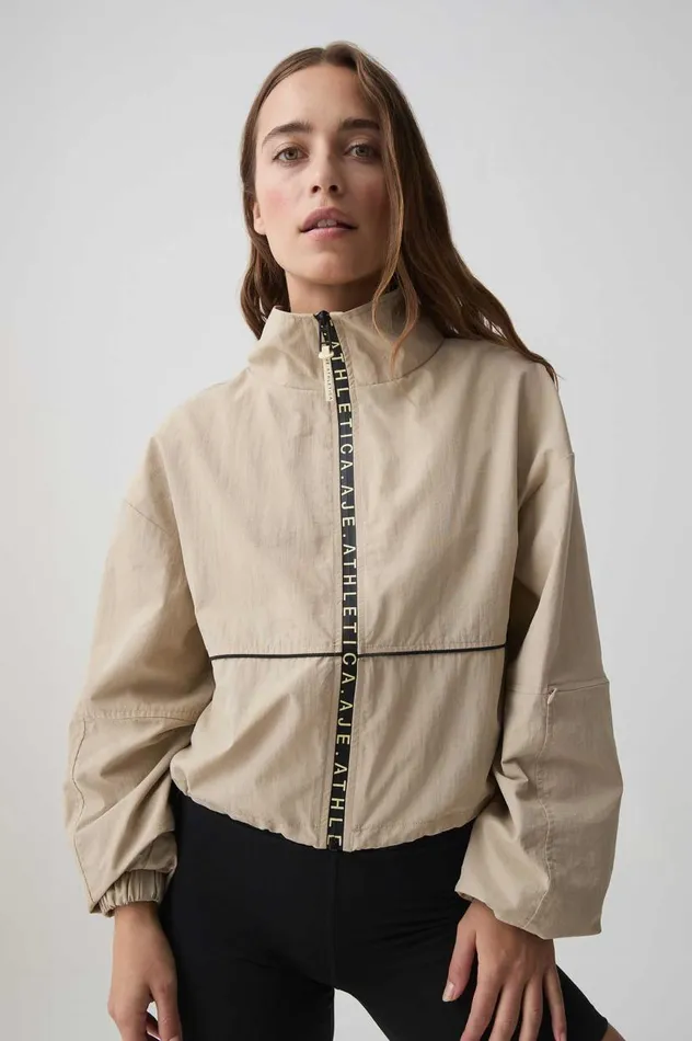 Aje Blazers Jackets and Coats Cropped Spray Jacket 745 Macadamia 8211 Women