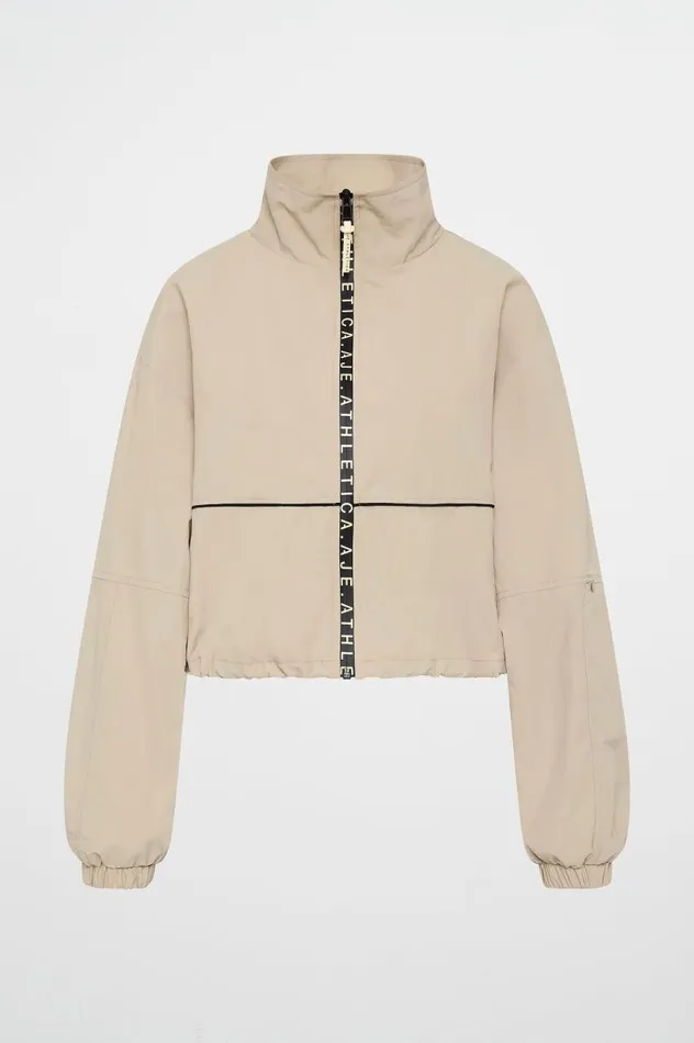 Aje Blazers Jackets and Coats Cropped Spray Jacket 745 Macadamia 8211 Women Aje Blazers Jackets and Coats Cropped Spray Jacket 745 Macadamia 8211 Women
