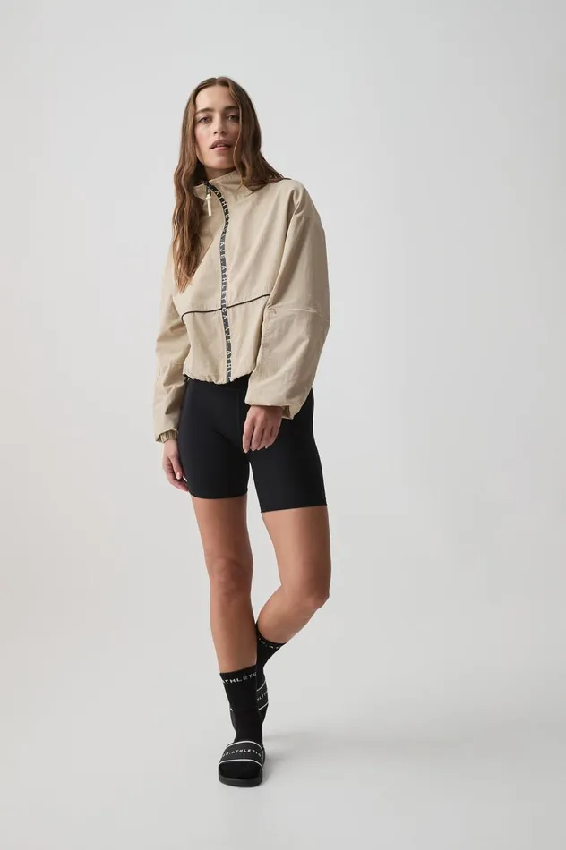 Aje Blazers Jackets and Coats Cropped Spray Jacket 745 Macadamia 8211 Women Aje Blazers Jackets and Coats Cropped Spray Jacket 745 Macadamia 8211 Women