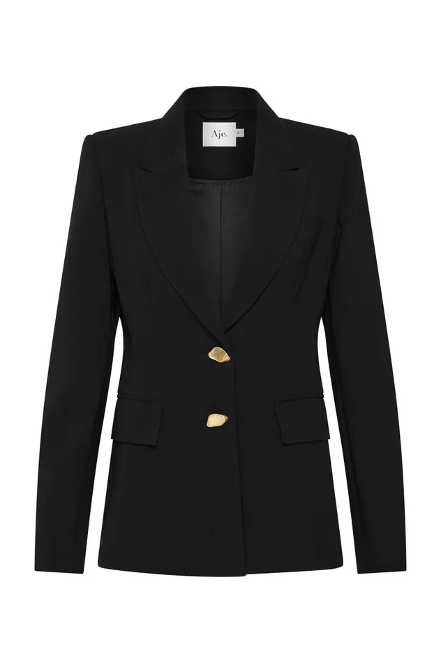 Aje Blazers Jackets and Coats Paragon Structured Jacket Black 8211 Women Aje Blazers Jackets and Coats Paragon Structured Jacket Black 8211 Women
