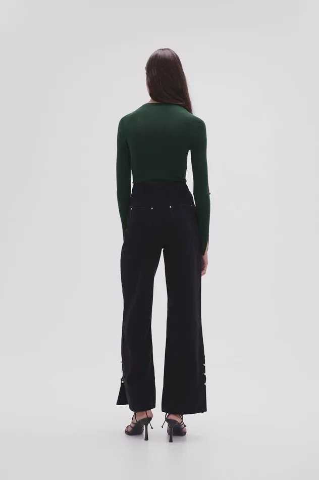 Aje Denim Willa Wide Leg Jeans Black 8211 Women Aje Denim Willa Wide Leg Jeans Black 8211 Women