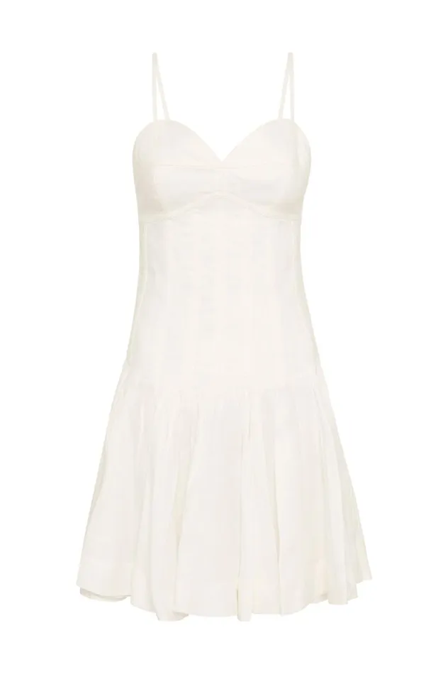 Aje Dresses Anastasia Panelled Mini Dress Ivory 8211 Women Aje Dresses Anastasia Panelled Mini Dress Ivory 8211 Women