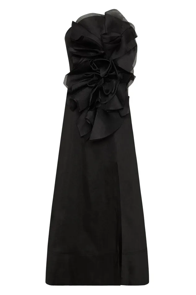Aje Dresses Energy Midi Dress Black 8211 Women Aje Dresses Energy Midi Dress Black 8211 Women