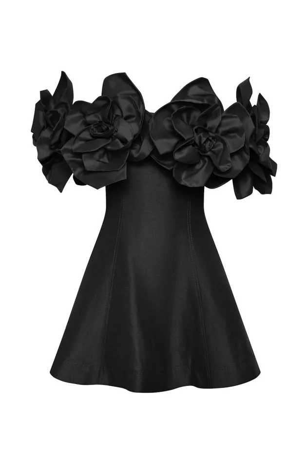 Aje Dresses Etta Mini Dress Black 8211 Women Aje Dresses Etta Mini Dress Black 8211 Women
