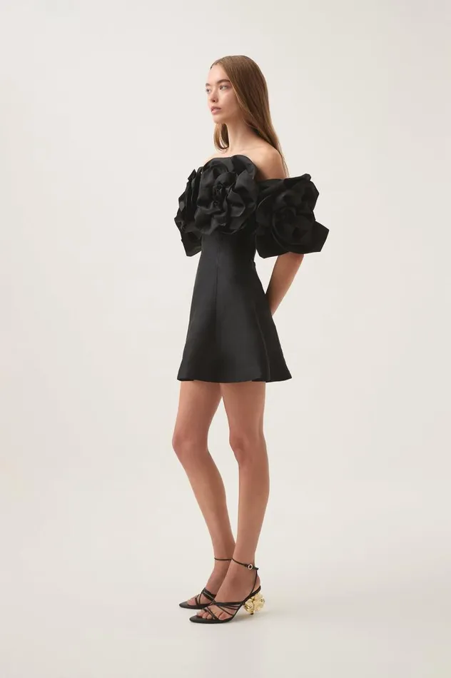 Aje Dresses Etta Mini Dress Black 8211 Women Aje Dresses Etta Mini Dress Black 8211 Women