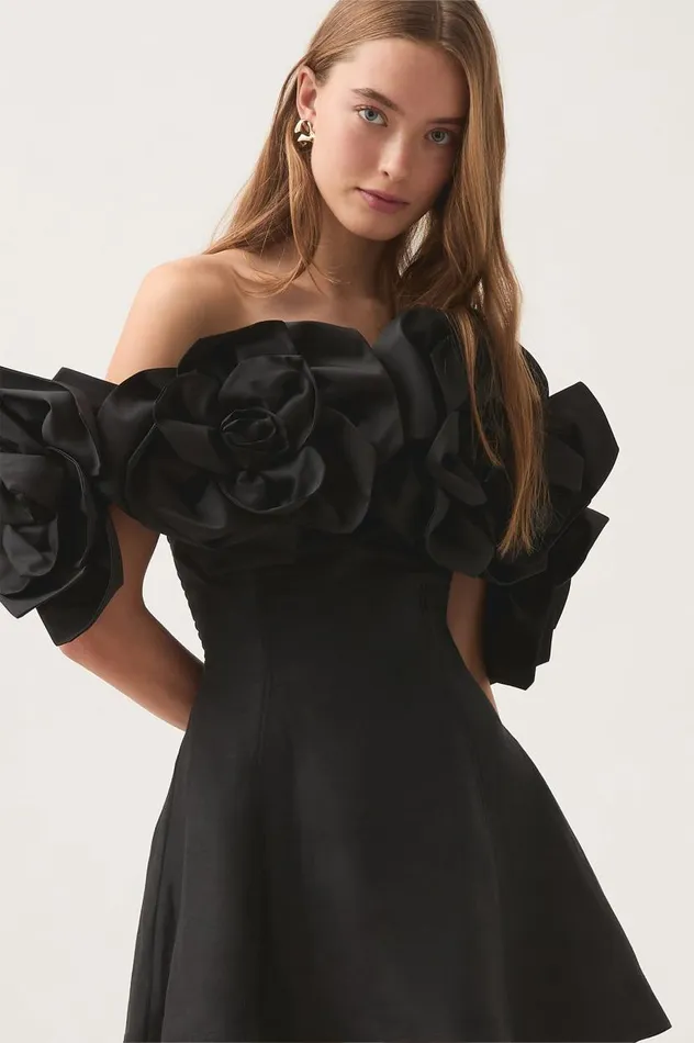 Aje Dresses Etta Mini Dress Black 8211 Women Aje Dresses Etta Mini Dress Black 8211 Women