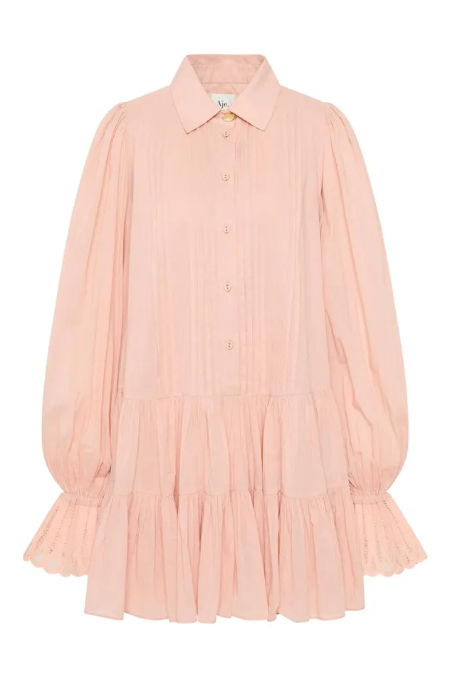 Aje Dresses Helena Mini Dress Blush Pink 8211 Women Aje Dresses Helena Mini Dress Blush Pink 8211 Women