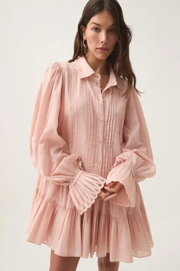 Aje Dresses Helena Mini Dress Blush Pink 8211 Women Aje Dresses Helena Mini Dress Blush Pink 8211 Women