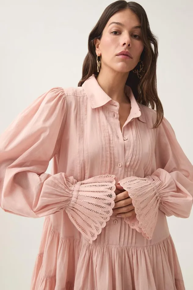 Aje Dresses Helena Mini Dress Blush Pink 8211 Women Aje Dresses Helena Mini Dress Blush Pink 8211 Women