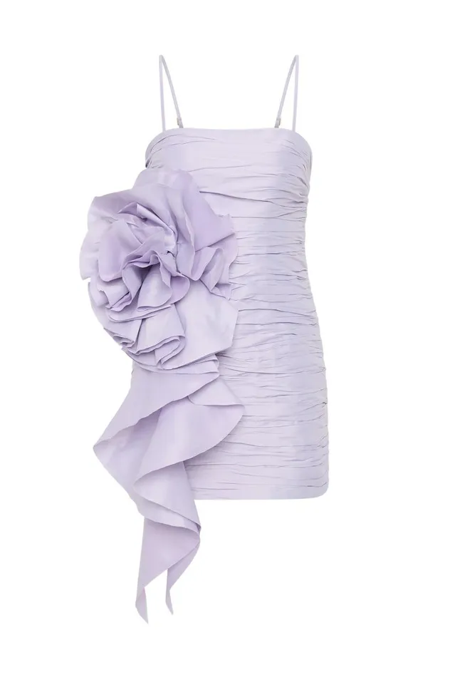 Aje Dresses Potion Spiral Mini Dress Lilac 8211 Women Aje Dresses Potion Spiral Mini Dress Lilac 8211 Women