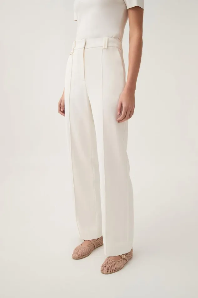 Aje Pants Caterina Tailored Pant Ivory 8211 Women Aje Pants Caterina Tailored Pant Ivory 8211 Women