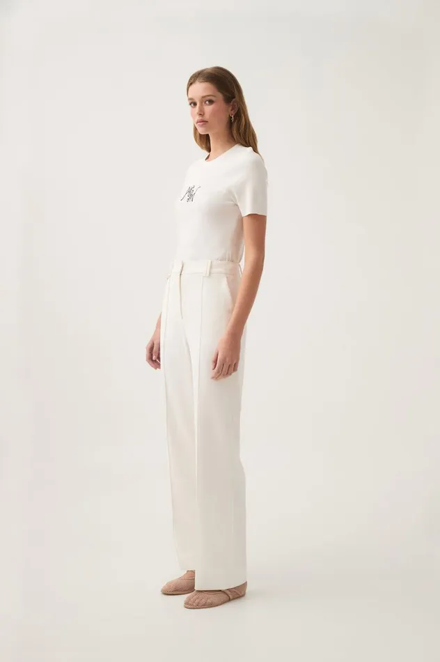 Aje Pants Caterina Tailored Pant Ivory 8211 Women Aje Pants Caterina Tailored Pant Ivory 8211 Women