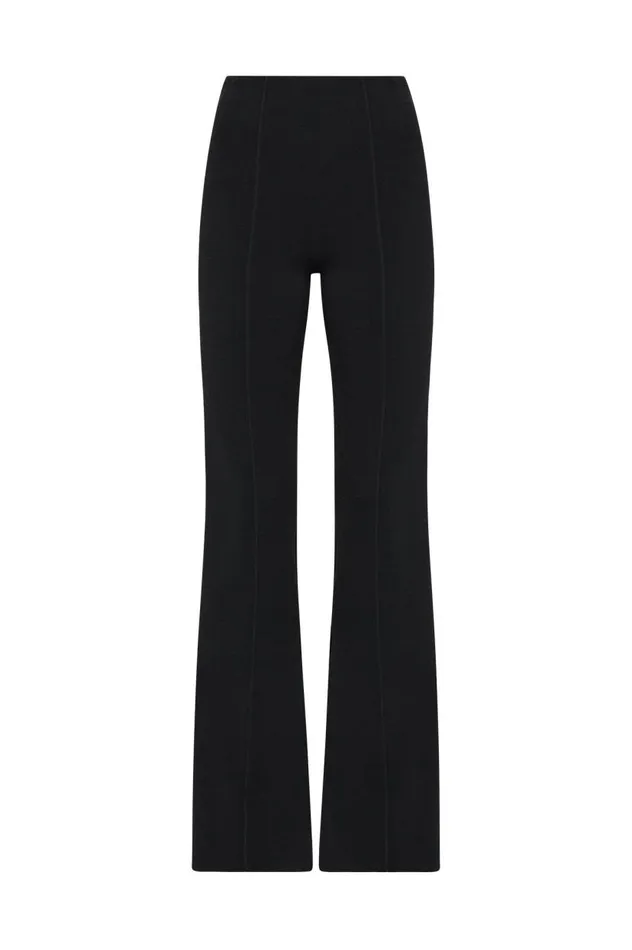 Aje Pants Isobel Split Hem Knit Pant Black 8211 Women Aje Pants Isobel Split Hem Knit Pant Black 8211 Women