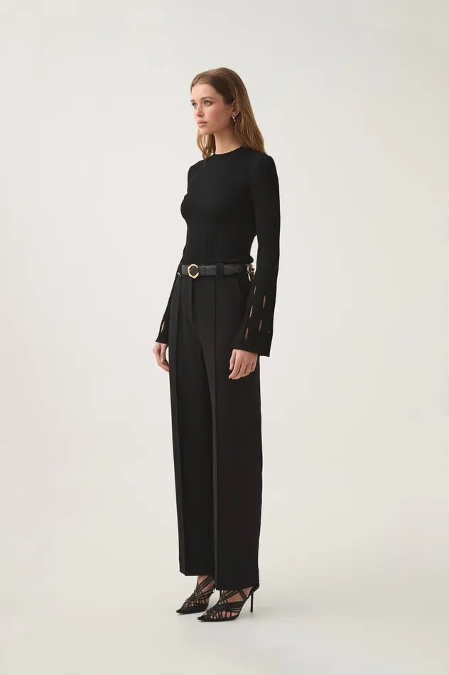 Aje Pants Trinity Tailored Pant Black 8211 Women Aje Pants Trinity Tailored Pant Black 8211 Women