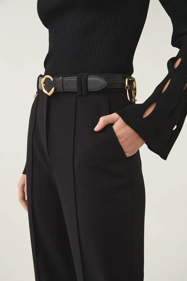 Aje Pants Trinity Tailored Pant Black 8211 Women Aje Pants Trinity Tailored Pant Black 8211 Women
