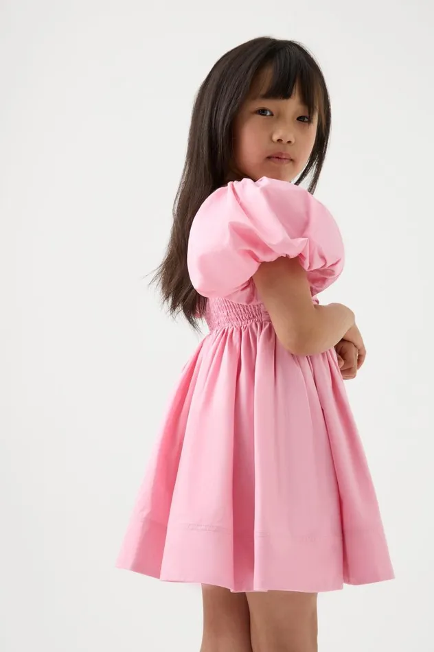 Aje Piper Puff Sleeve Dress Ballet Pink 8211 Kids Aje Piper Puff Sleeve Dress Ballet Pink 8211 Kids