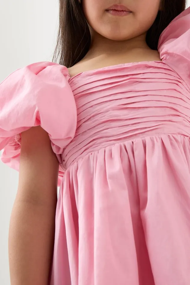 Aje Piper Puff Sleeve Dress Ballet Pink 8211 Kids Aje Piper Puff Sleeve Dress Ballet Pink 8211 Kids
