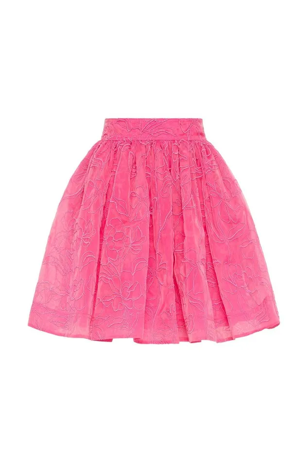 Aje Skirts Evangeline Cornelli Mini Skirt Protea Pink 8211 Women Aje Skirts Evangeline Cornelli Mini Skirt Protea Pink 8211 Women