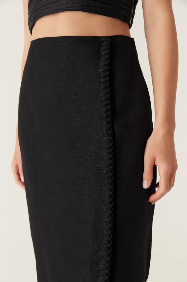 Aje Skirts Theory Cinched Midi Skirt Black 8211 Women Aje Skirts Theory Cinched Midi Skirt Black 8211 Women