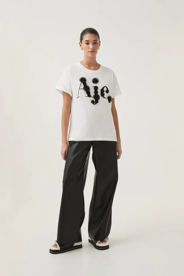 Aje Tees Beacon Oversized Tee White 8211 Women Aje Tees Beacon Oversized Tee White 8211 Women