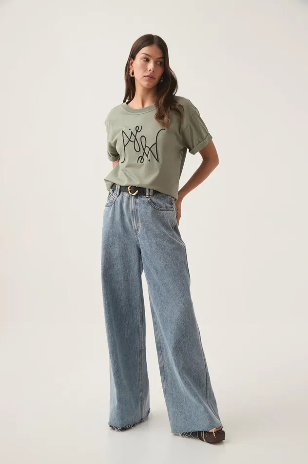 Aje Tees Prophecy Logo Heritage Tee Oakmossblack 8211 Women