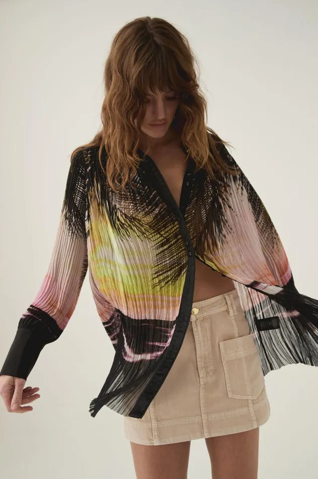 Aje Tops Awaken Relaxed Shirt Last Light 8211 Women Aje Tops Awaken Relaxed Shirt Last Light 8211 Women