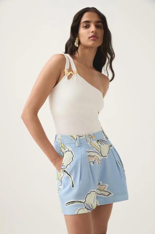 Aje Tops Vibrancy Knit Sleeveless Top Ivory 8211 Women